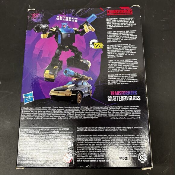 Transformers Autobot Goldbug Shattered Glass NEW -Comic Not Included - Picture 2 of 3